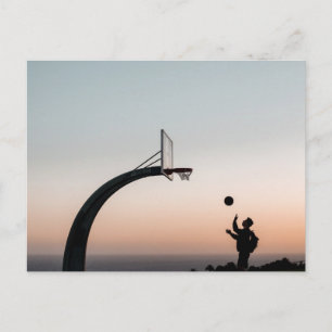 Carte Postale Panier de Basketball Incroyable