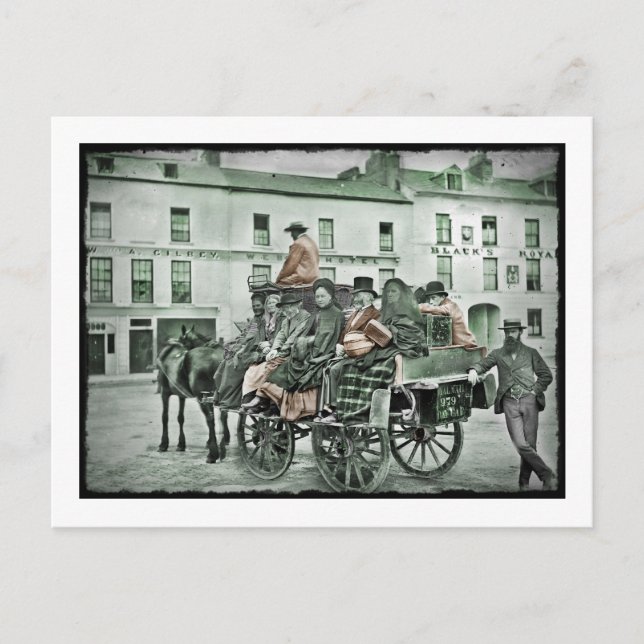 Carte Postale Panier de courrier à l'ancienne (Devant)