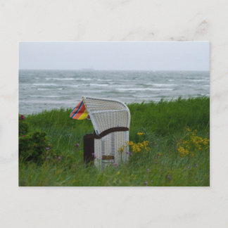 Carte Postale Panier de plage