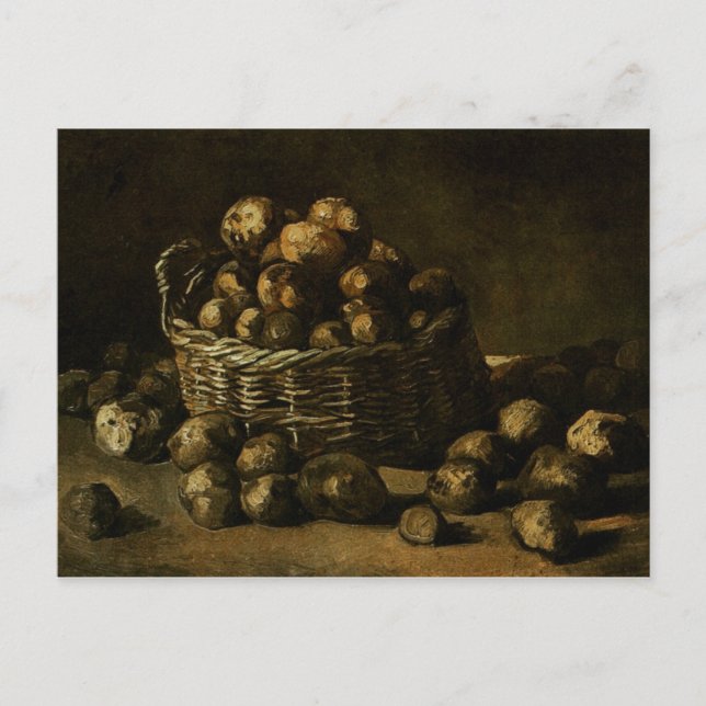 Carte Postale Panier de pommes de terre, Vincent van Gogh (Devant)