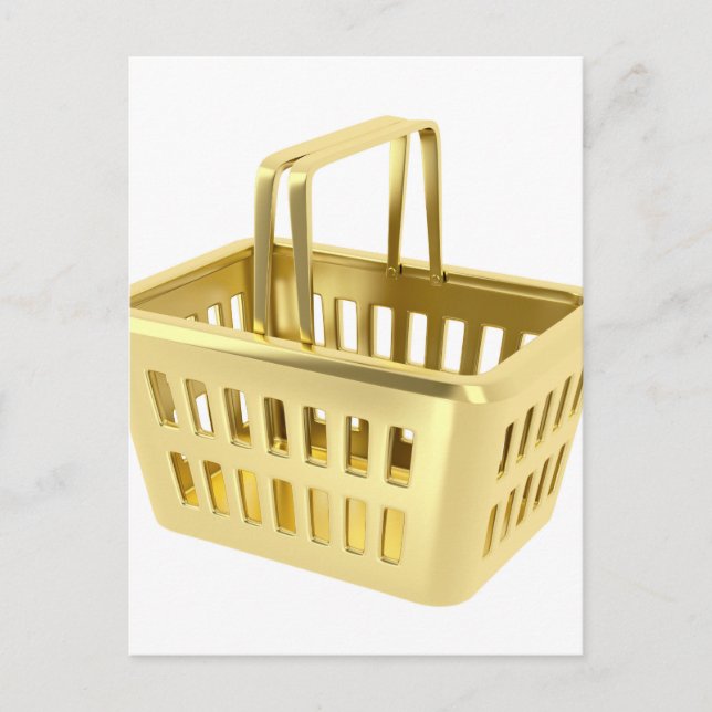 Carte Postale Panier d'or (Devant)