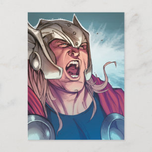 Carte Postale Panneau comique Thor Yell