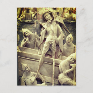 Carte Postale Panneau de la résurrection du Christ (médiéval tar