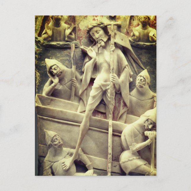 Carte Postale Panneau de la résurrection du Christ (médiéval tar (Devant)