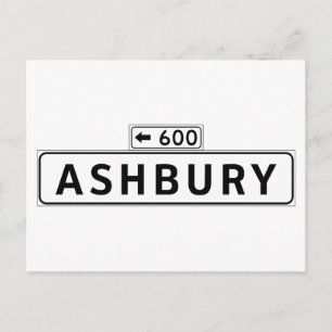 Carte Postale Panneau de la rue Ashbury, San Francisco