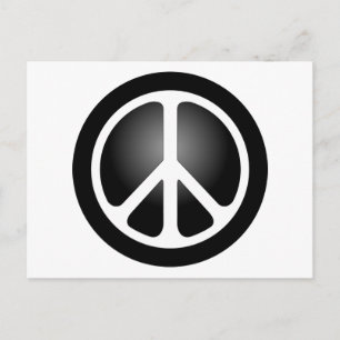 Carte Postale Panneau de paix