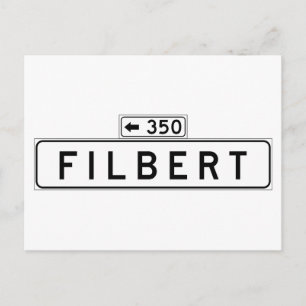 Carte Postale Panneau de rue Filbert St, San Francisco