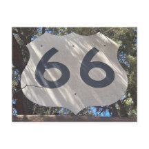 Panneau de signalisation de la route 66