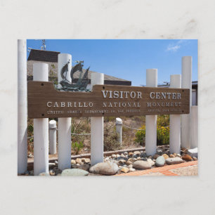 Carte Postale Panneau du Centre d'accueil Monument national de C