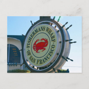 Carte Postale panneau du quai de san fran