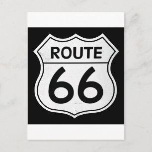 Carte Postale Panneau Route 66