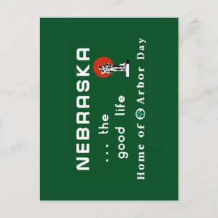Carte Postale Panneau routier Nebraska - USA