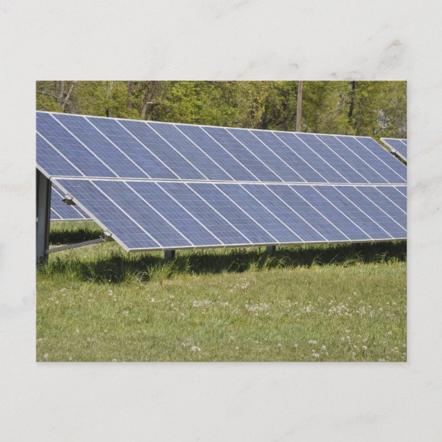 Carte Postale panneaux solaires (Devant)