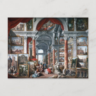 Carte Postale Pannini - Galerie de vues de Rome moderne