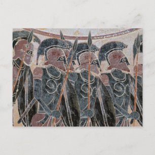 Carte Postale Panoplie - Hoplites se formant