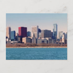 Carte Postale Panorama de l'horizon de Chicago