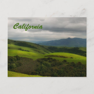 Carte Postale Panorama de printemps en Californie