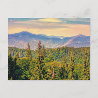 Carte Postale Panorama des Carpates
