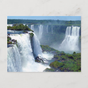 Carte Postale Panorama des chutes d'Iguazu du Brésil