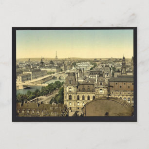 Carte Postale Panorama des sept ponts, classe Paris, France