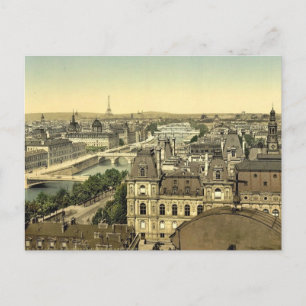 Carte Postale Panorama des sept ponts, classe Paris, France