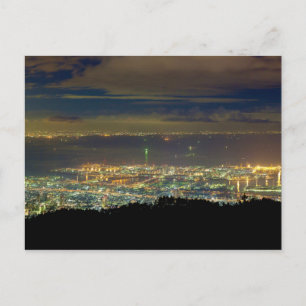 Carte Postale Panorama Kansai Osaka Bay Japon du Mont Rokko