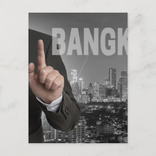 Carte Postale Panorama nocturne de Bangkok