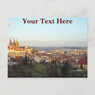 Carte Postale Panorama Prague personnalisable