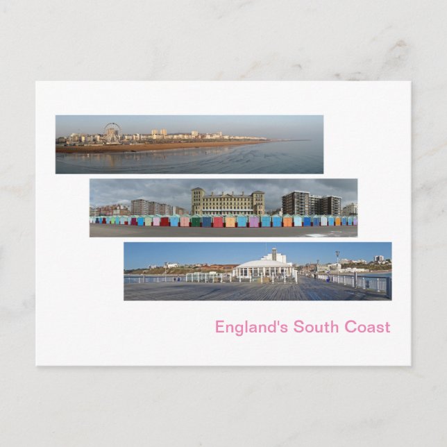 Carte Postale Panoramas de la côte sud de l'Angleterre (Devant)