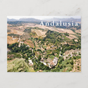 Carte Postale Panoramic landscape. Andalusia. Ronda.