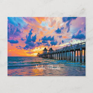 Carte postale panoramique de Naples, Floride