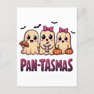 Carte Postale Pantasmas Funny Fantôme Super Retro Halloween