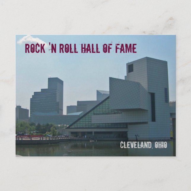 Carte Postale Panthéon Cleveland Ohio de rock (Devant)