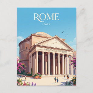 Carte Postale Panthéon Italie