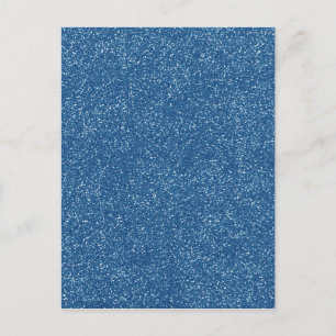 Carte Postale PANTONE Classic Blue avec fausse Parties scintilla