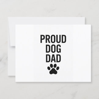 Carte Postale Papa Chien Fier – Cadeau Drôle pour Amoureux de Ch