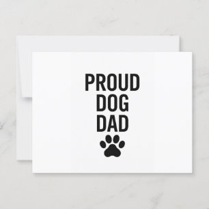 Carte Postale Papa Chien Fier – Cadeau Drôle pour les Amateurs d
