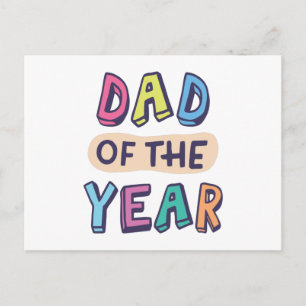 Carte Postale Papa de l'année
