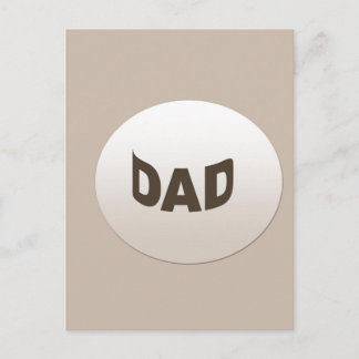 Carte Postale Papa décoratif