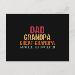 Carte Postale Papa grand-père grande Fête des pères grand-père