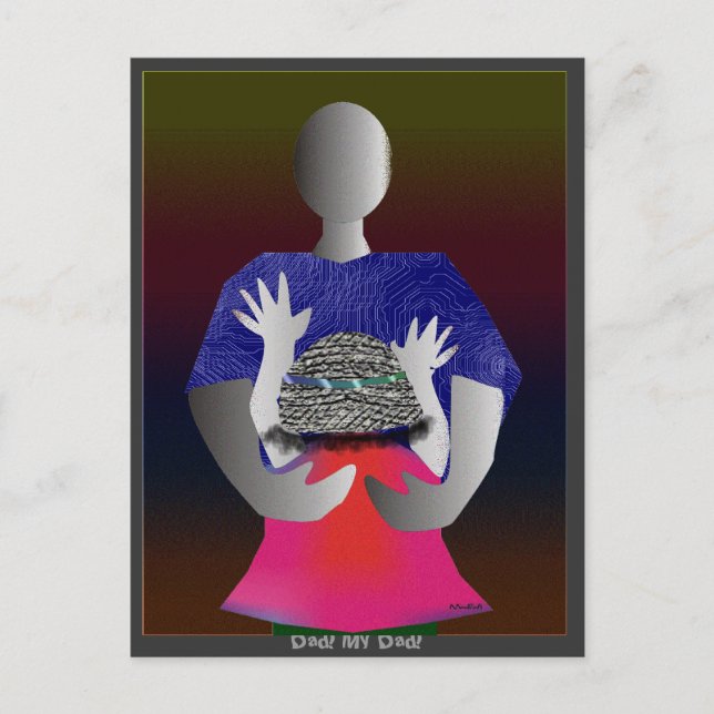 Carte Postale Papa, papa (Devant)
