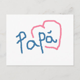 Carte Postale Papá - Postal