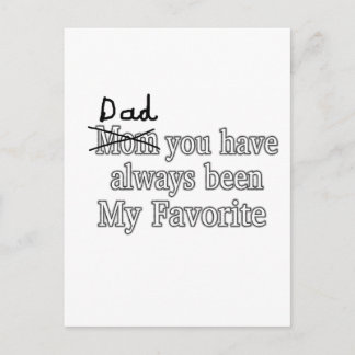 Carte Postale Papa Toujours Ma Fête des pères Favorite De Plaisa