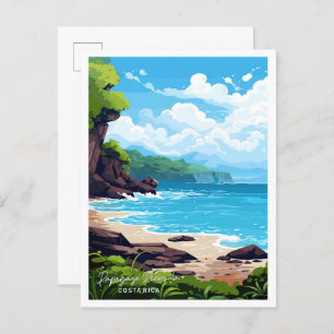 Carte Postale Papagayo Peninsula Costa Rica Illustration de voya
