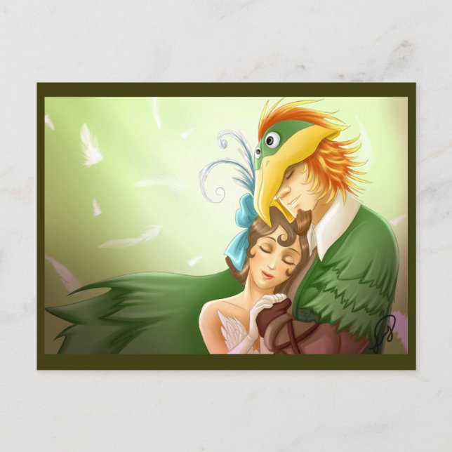 Carte Postale Papageno Papagena (Devant)