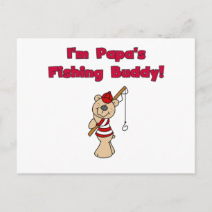 Carte Postale Papa's Fishing Buddy Tshirts and Gifts
