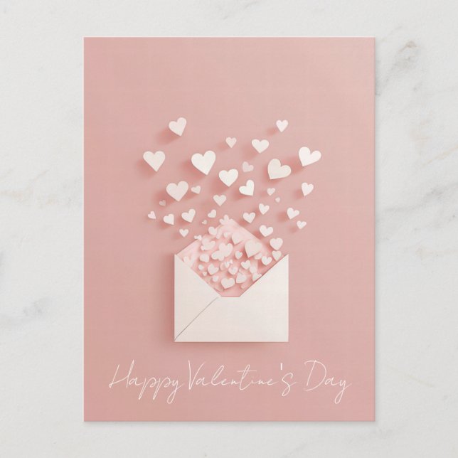 Carte Postale Papercut Hearts La Saint Valentin (Devant)
