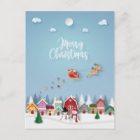 Papercut Père Noël Red Barne Snowmen Noël