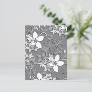 Carte Postale Papier mural à fleurs 2