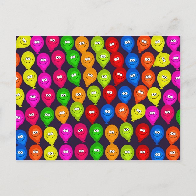 Carte Postale Papier peint à ballon (Devant)